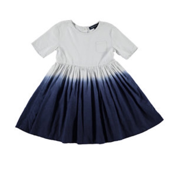 French Connection Toddler Girls Dip Dye Dress - Picture 1 of 4